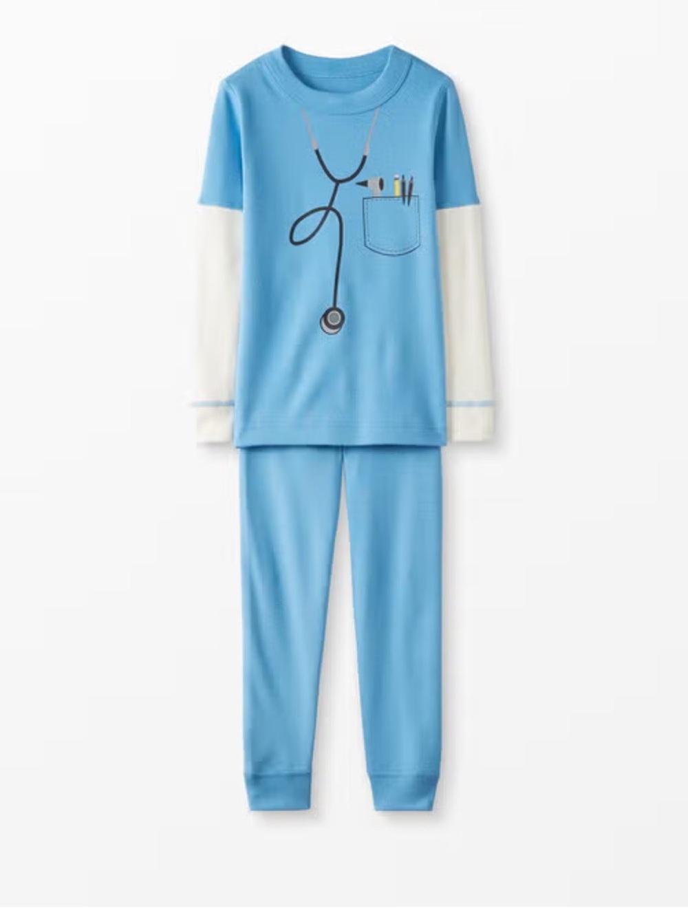 Hanna Andersson Doctor long sleeve pajamas size 8